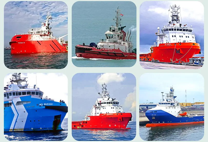Collage of Gas Carrier Vessels